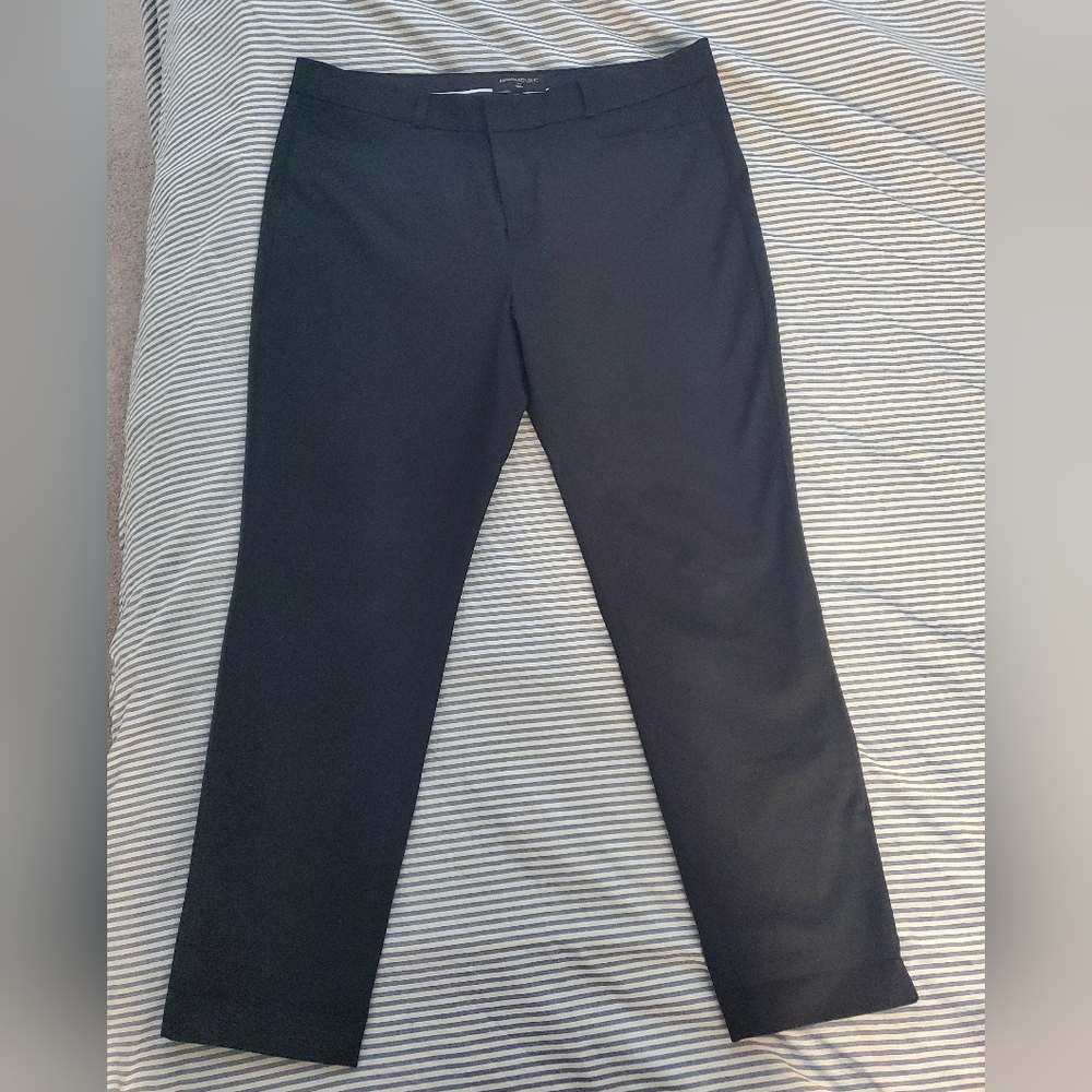 Banana Republic Black Trousers Slim Fit
